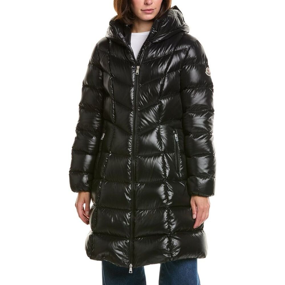 Moncler Womens Down Puffer Jacket, Black
